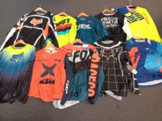 10 x Various Motocross Shirts