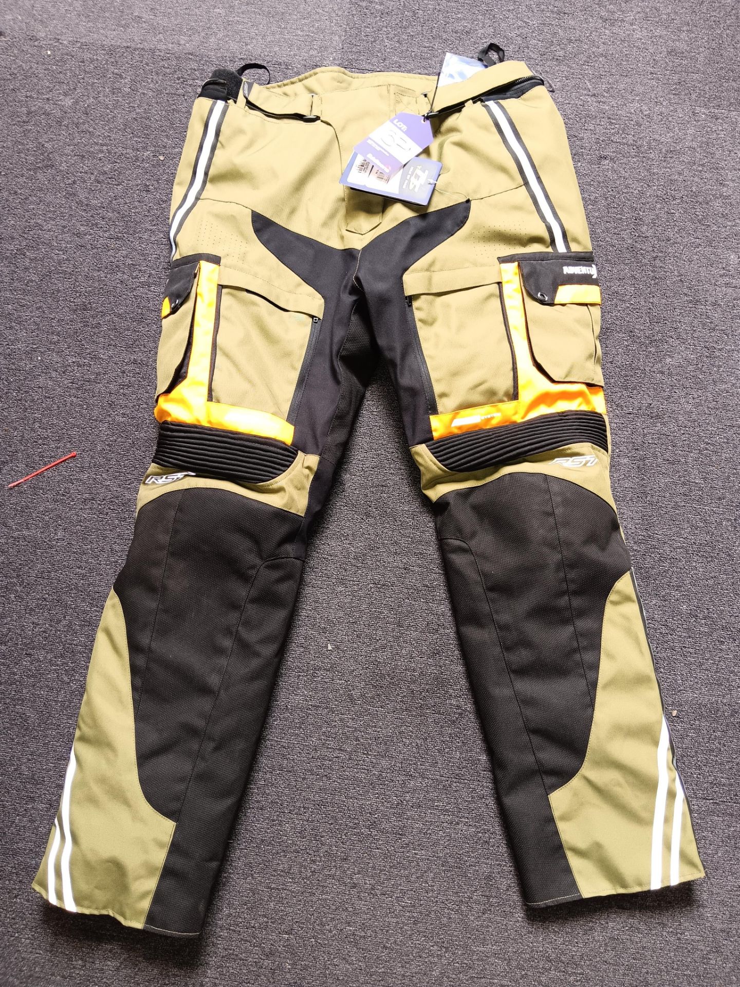 RST PRO SERIES ADVENTURE-X CE MENS TEXTILE JEAN GRN/OCR 38 (Retail Price £219.99)