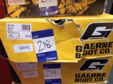 GAERNE SG12 BOOT - WHT/BLK EU42/US8/UK7 (Retail Price £560)