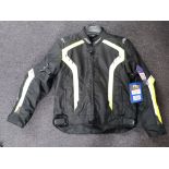 RST AXIS CE MENS TEXTILE JACKET BLK/FL YL/WH 46 ((Retail Price £99.99)