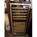 Polar Glass Fronted Temperature Control Wine Chiller & Contents Including 33 x Assorted Bottles