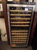 Polar Glass Fronted Temperature Control Wine Chiller & Contents Including 33 x Assorted Bottles