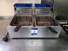 Bench Top Twin Basket Electric Deep Fat Fryer