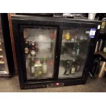 Polar Glass Fronted Sliding Door Bottle Fridge