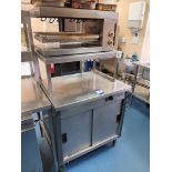 Moffat Mobile Electric Hot Cupboard & Electric Salamander Grill (Buyer to Disconnect, Make Safe,