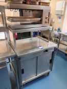 Moffat Mobile Electric Hot Cupboard & Electric Salamander Grill (Buyer to Disconnect, Make Safe,