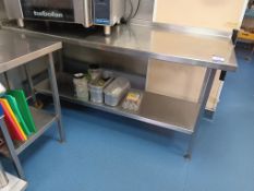 6 x Assorted Stainless Steel Preparation Tables
