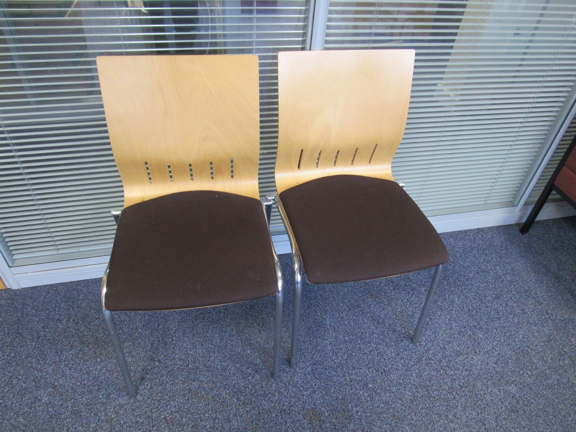 4 x Staff Room Tables (2 x 1800mmx730mm, 2 x 1200mmx730mm), 12 x Staff Room Chairs - Image 2 of 2