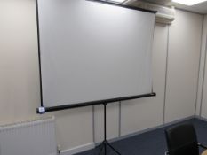 Retractable Projector Screen with Tri-pod stand