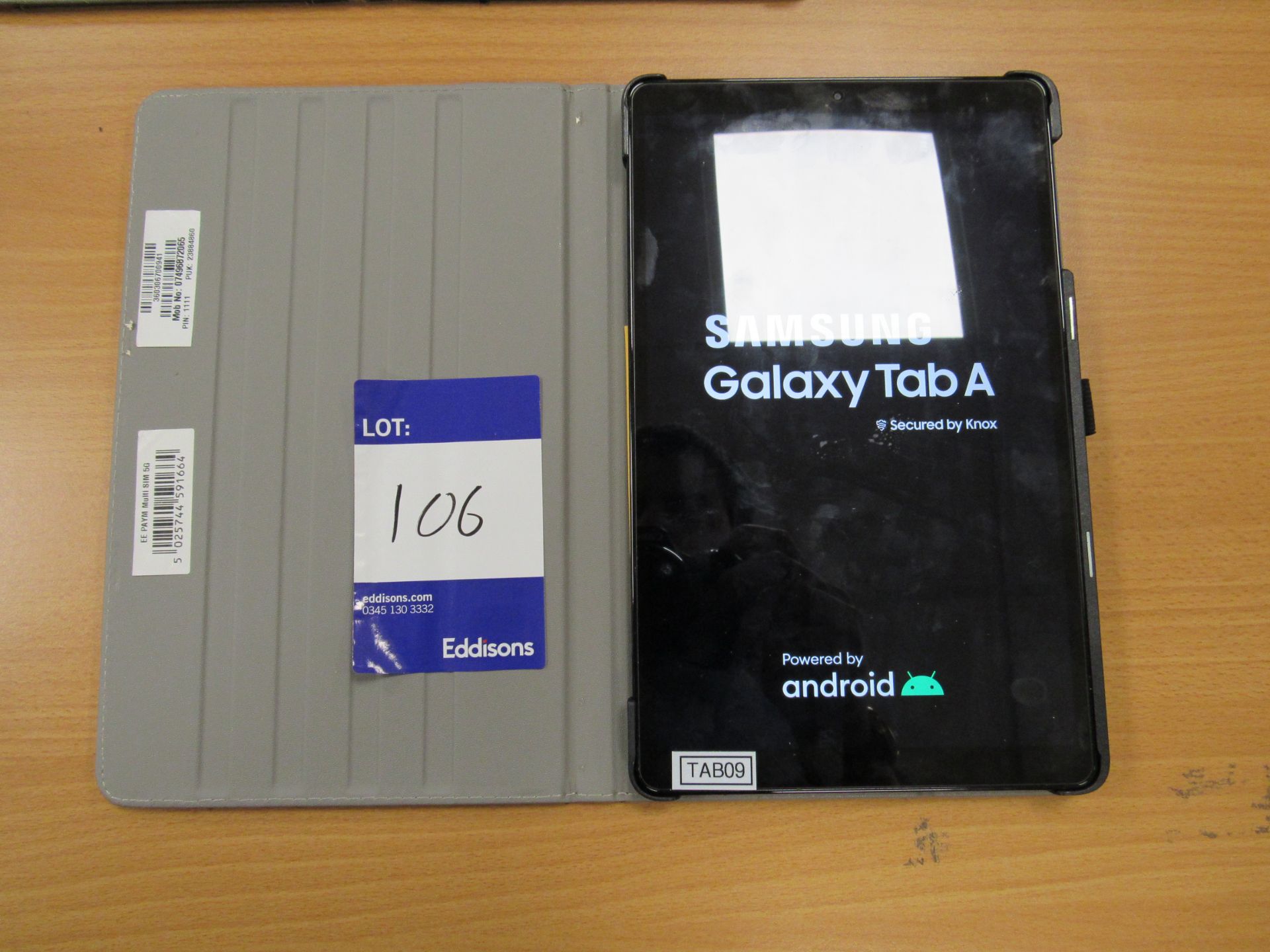 Samsung Tab A SM-T515 Black, 32GB 4G LTE, 64Bit Octa Core Processor with case
