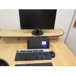 Microsoft Surface Dock Plus Connecting Leads to a Philips 243V5 24” Monitor, Keyboard and Mouse