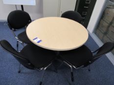 Circular Table with 4 chairs