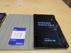 Samsung Tab A SM-T515 Black, 32GB 4G LTE, 64Bit Octa Core Processor with case, cracked screen