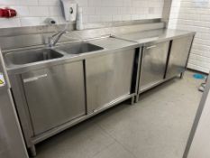 Stainless steel sink & table
