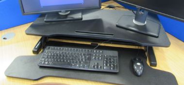 Sit Stand adjustable Desk riser / Monitor stand