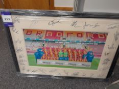 Bradford City team photo, Signed