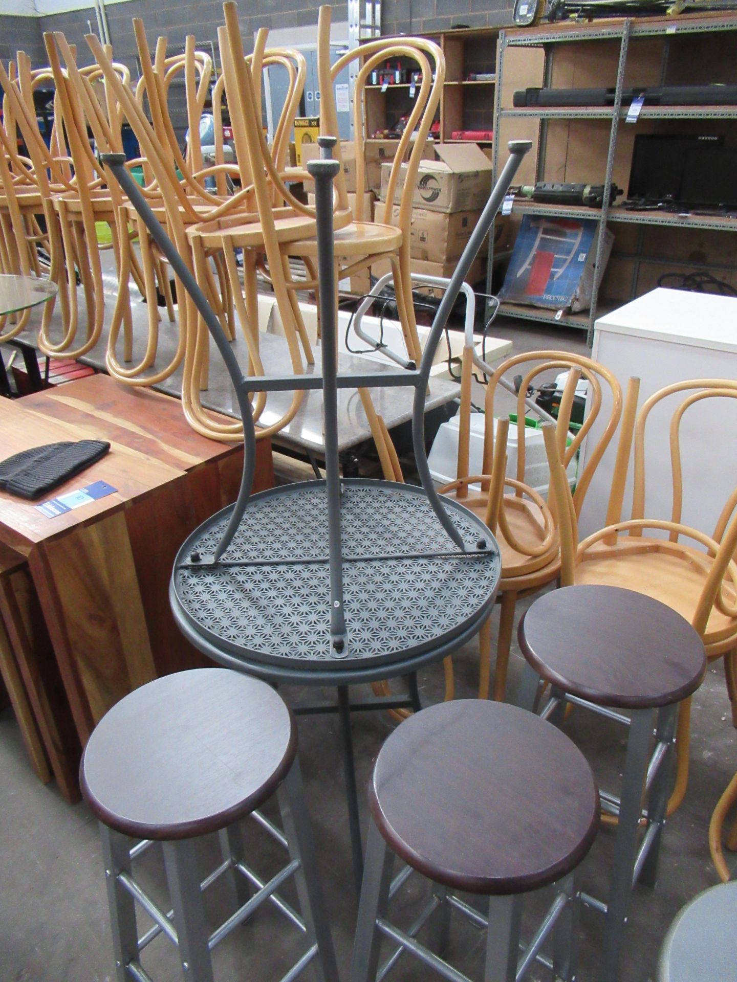 Miscellaneous Furniture inc. Bar Stools, Metal Painted Tables, Wooden Effect Chairs etc. - Image 6 of 7