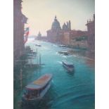 'Grand Canal' Oil Painting by Chris Slater. RRP £895. (36" x 38" unframed)