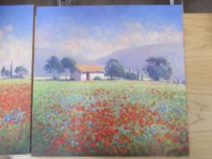 'Tuscany 1' Oil Painting by Paul Morgan. RRP £695 (20" x 20" unframed)