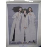 'The Little Maids' Framed Print by Gywn Jones. RRP £395 (21" x 26" including frame)