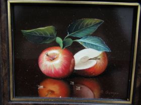 'Apples' Oil Painting by Ronald Berger, RRP £595 ( 12" x 13" including frame)