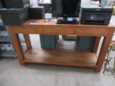 Large Wooden Console Table (1500 x 450 x 850mm)