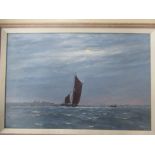 'Seascape' Oil Painting by Anthony Osler, RRP £595 (24" x 17.5" including frame)