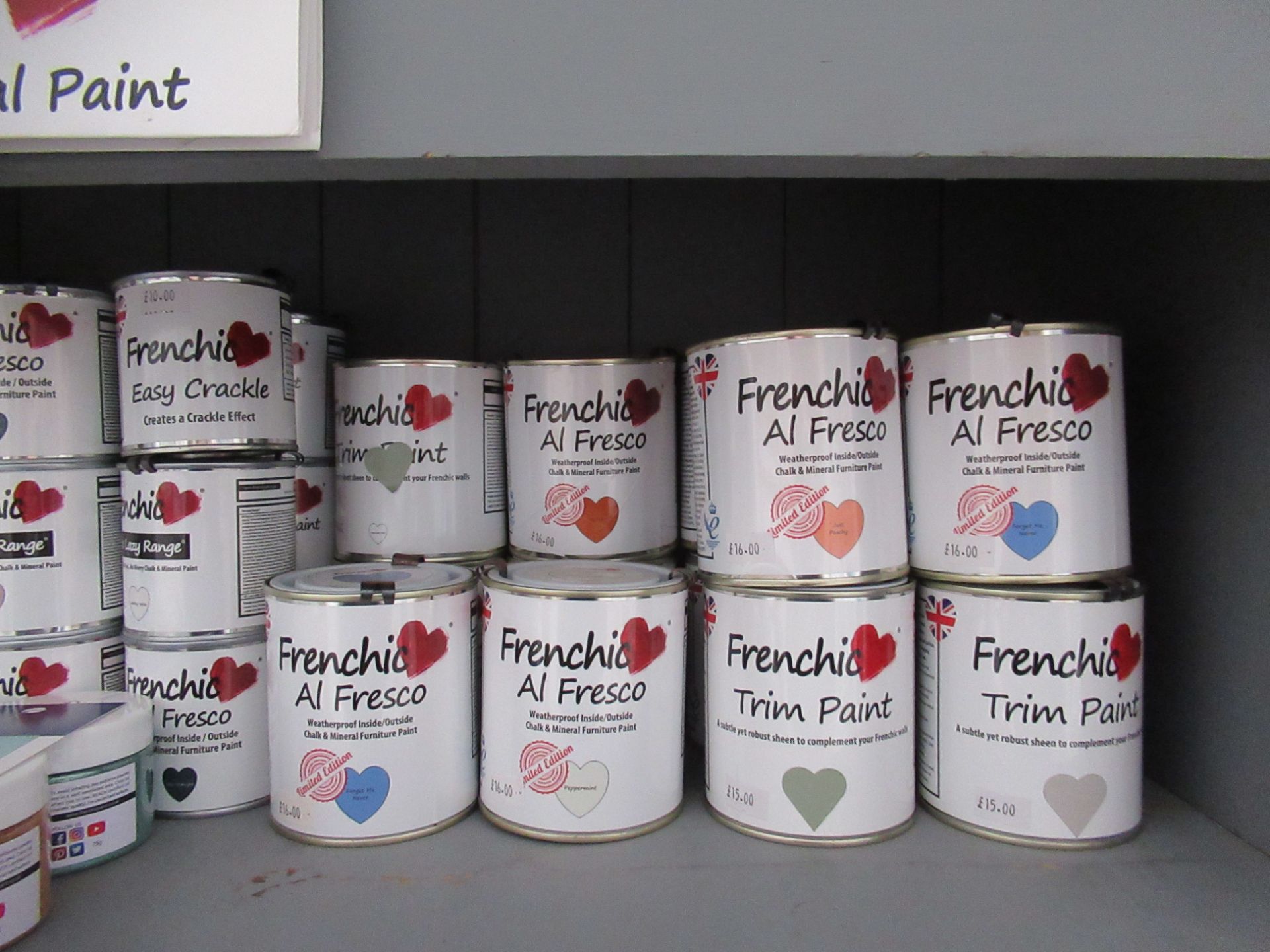 Large Qty of Assorted Frenchic Paint - Image 3 of 11