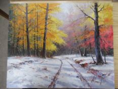 'Snowy Lane' by Mora Pons. RRP £495. (20