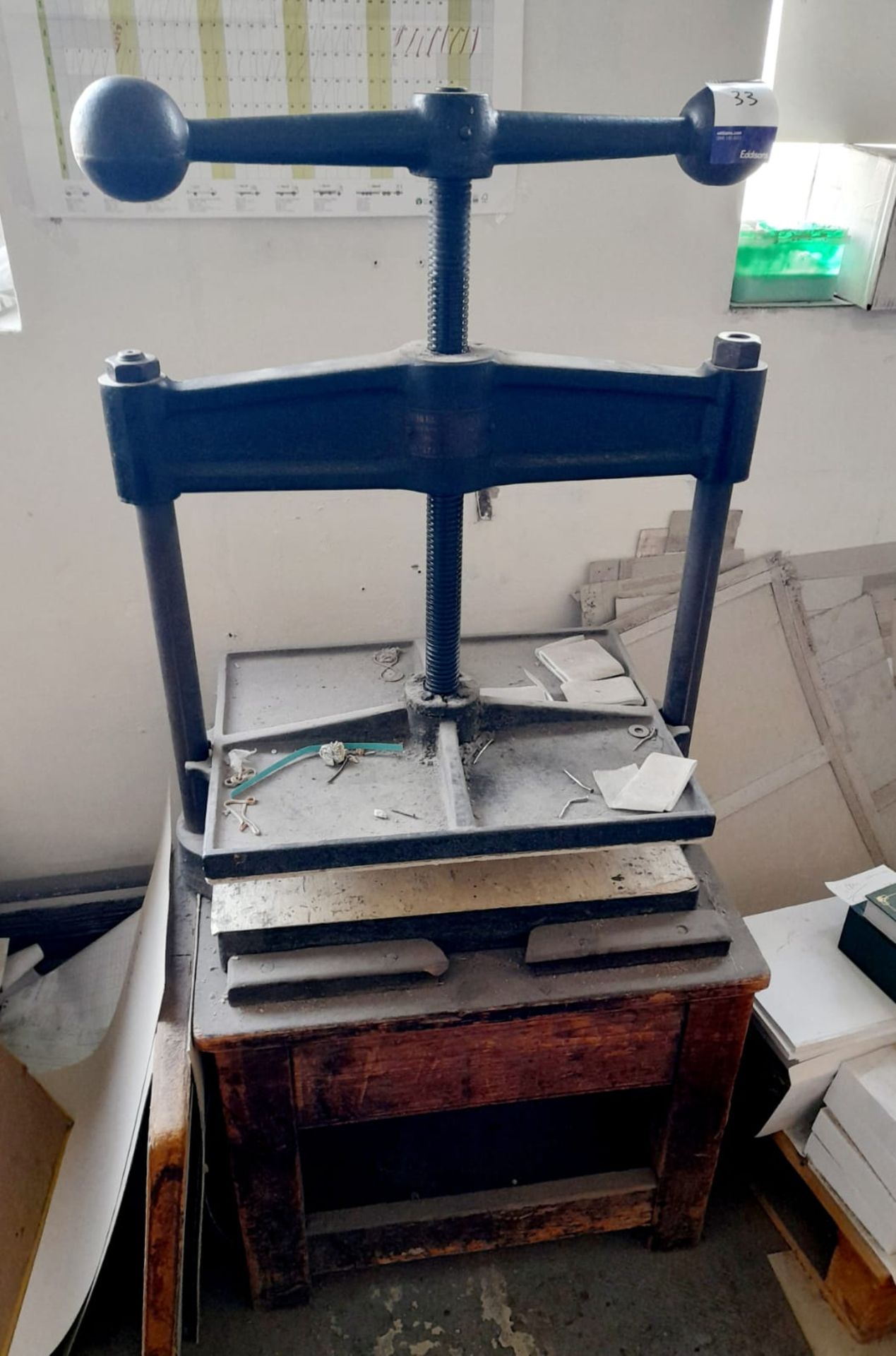 Manual Press & Stand (Located on 1st Floor)