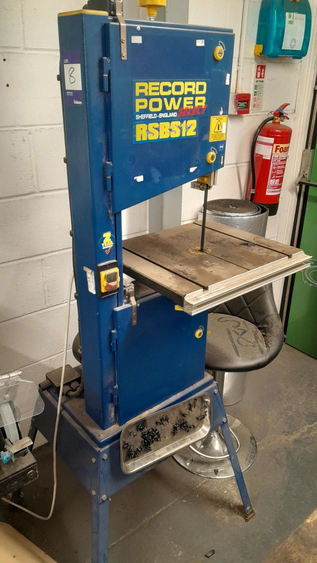 Record Power RSBS12 240V Bandsaw. s/n 036006