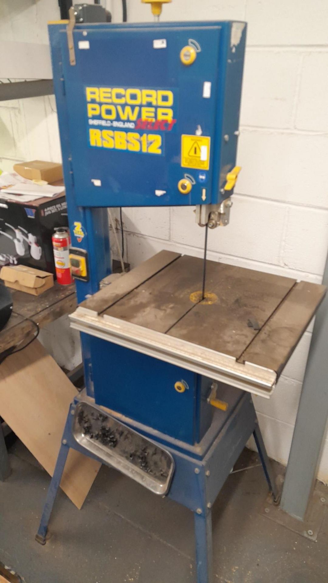 Record Power RSBS12 240V Bandsaw. s/n 036006 - Image 2 of 2