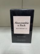 1x 100ml Abercrombie & Fitch Authentic Spray