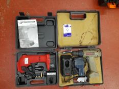 Lot comprising Rothenberger 9.6v cordless air pump and Kress cordless drill (as lotted)
