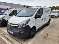 Vauxhall Vivaro 2700 CDTI Van, registration YA66 OCW, odometer reading 208,110 miles, oil leak and