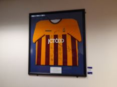 2 signed Bradford City matchday shirts (as photographed)
