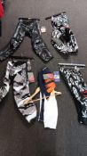 5 x Various pairs of various youth moto cross pants