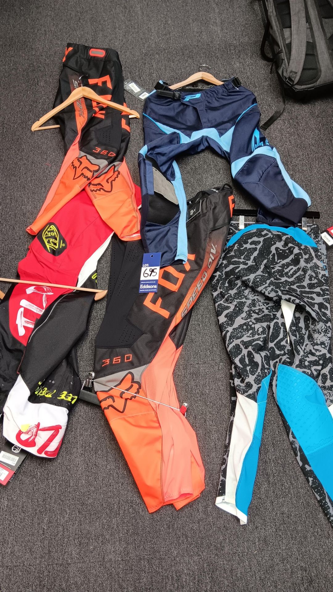 5 x Various pairs of various moto cross pants