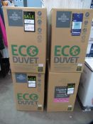4x 'The Fine Bedding Company' Duvets - 2x Single, 1x Double, 1x Superking (RRP £195)
