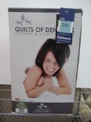 Quilts of Denmark' All Season Goose Feather & Down Double Duvet (RRP £200)