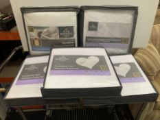 5x 'The Fine Bedding Company' King Size Mattress Protectors (RRP £200)