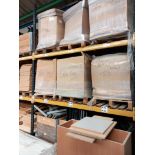 Assortment of furniture component stock to single bay of pallet, as lotted (Location: Swansea) (