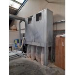 AET Galvanised steel twin chamber four bag dust ex