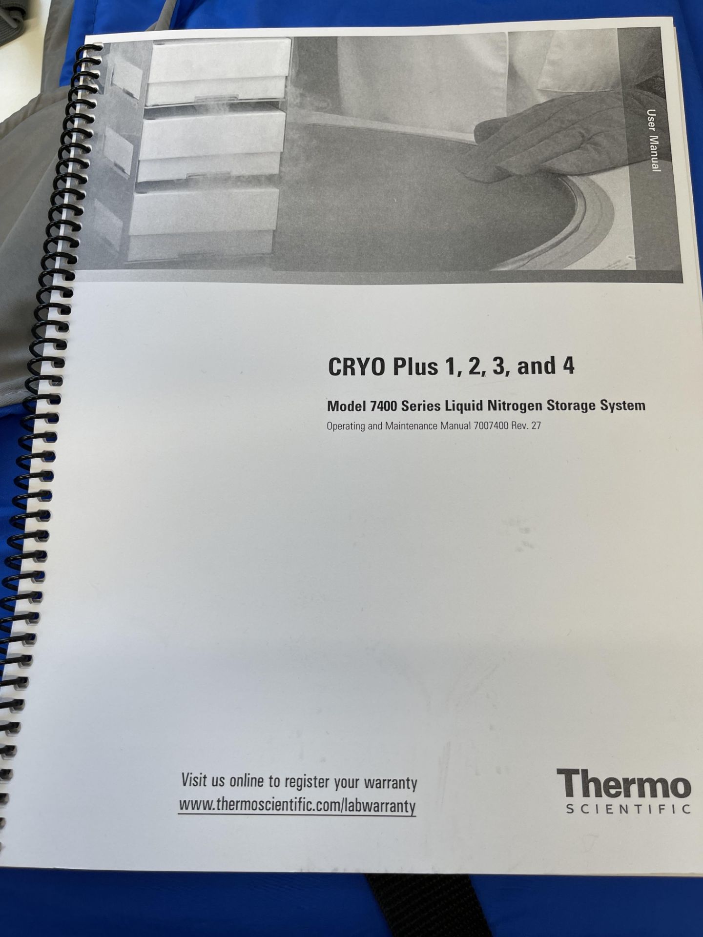Thermo Scientific Cryo Plus 2 Model 7403 Liquid Nitrogen Storage System - Image 6 of 7