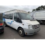 2009 Ford Transit Minibus; Reg FV09 PFK