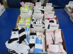 9 Boxes to Contain Calvin Klein Women's Socks