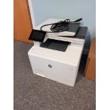 HP Colour Laser Jet Pro MFP m477fdw Printer. Located in Stockport