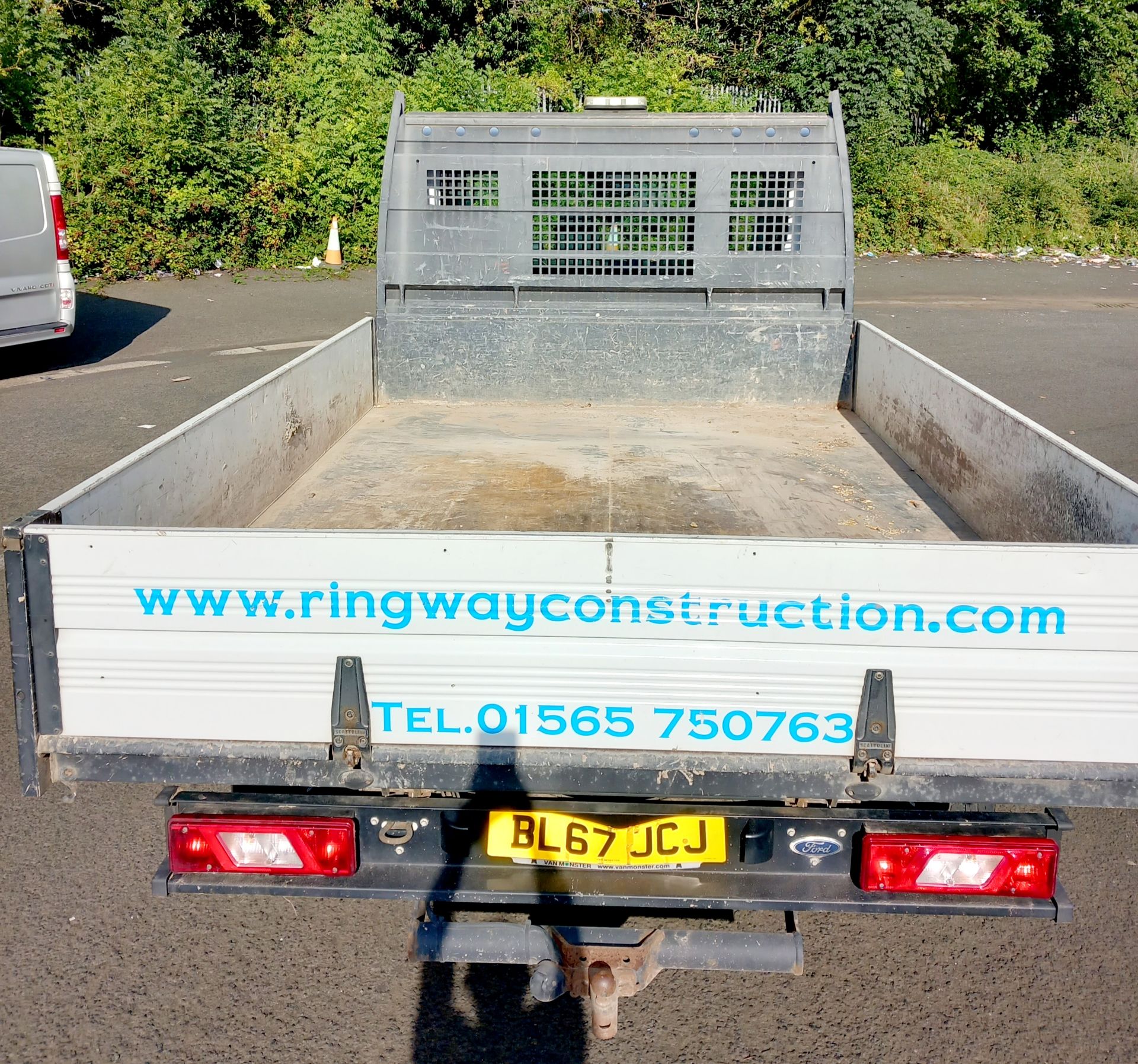 FORD TRANSIT T350 SINGLE CAB TIPPER 130ps 2.0 TDCI one way tip. Registration BL67 JCJ. Mileage: 80, - Image 7 of 10