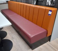 Senator Specialist Products Perimtere Banquette seating (Approx. 32000w x 640d x 900h) with 1 x USB,