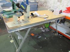 Adjustable height work table 2000mm(h) x 1000mm (d)
